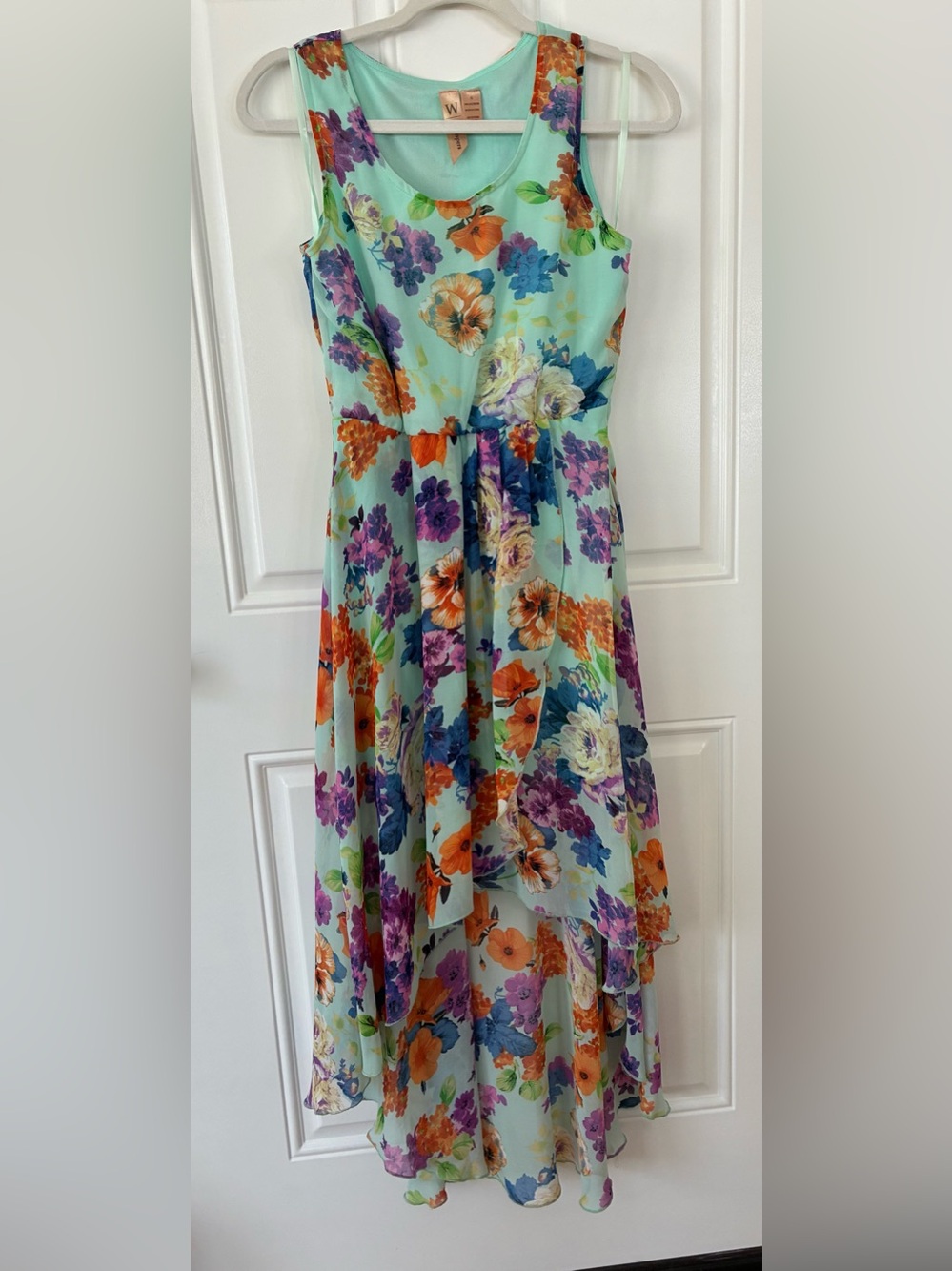 FLORAL DRESS SHARK BITE